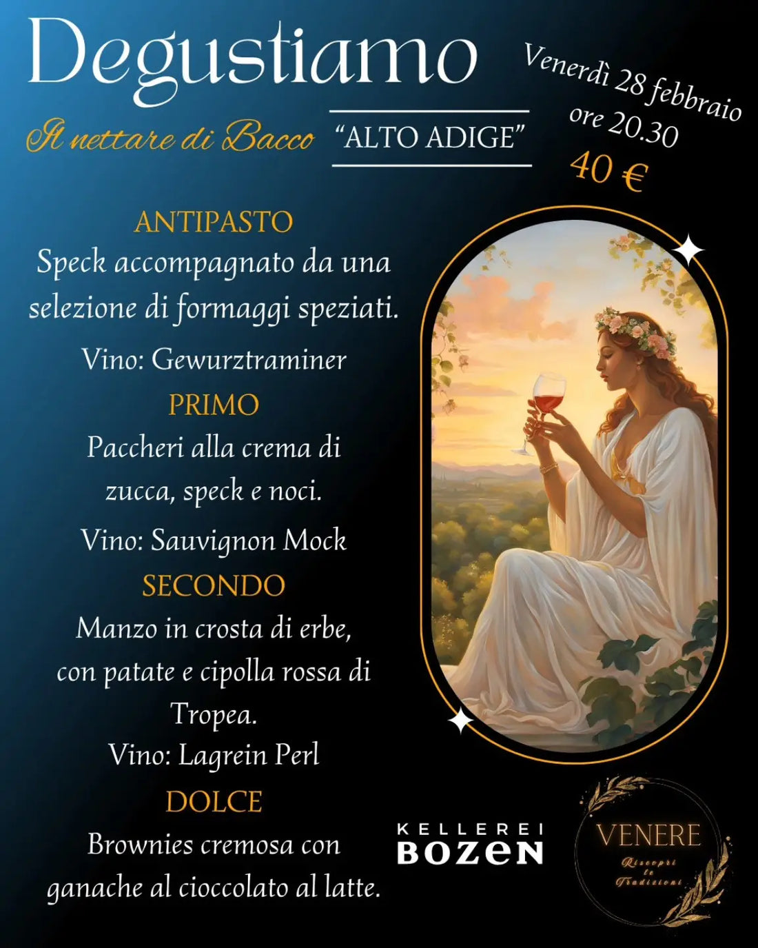 Degustazione Vini - Alto Adige - Kellerei bozen - 28 febbraio 2025