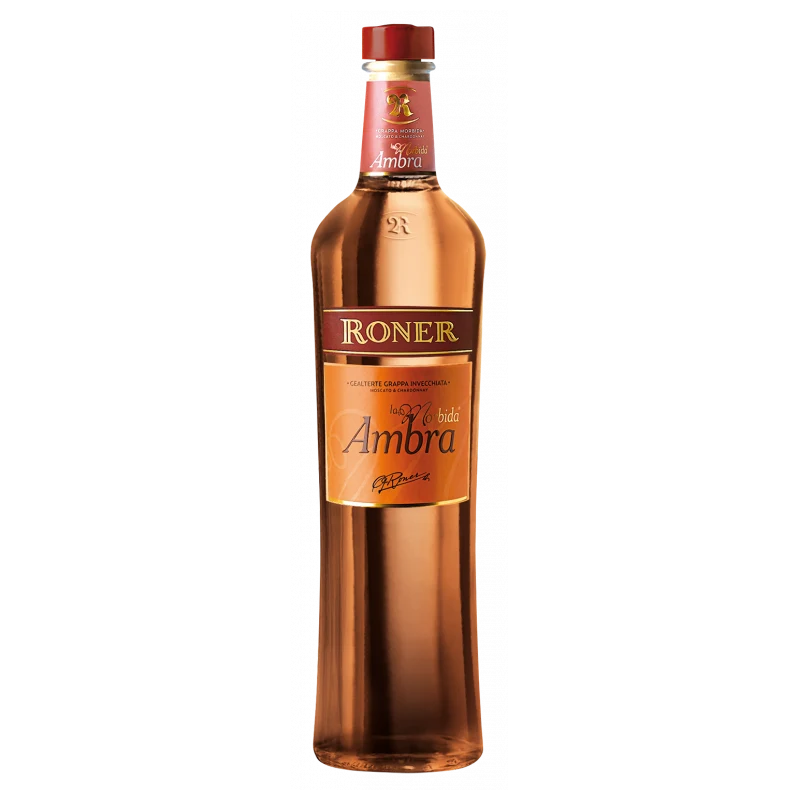 Grappa Ambra La Morbida Moscato & Chardonnay - Roner