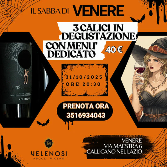 Degustazione vini Velenosi, al ristorante Venere