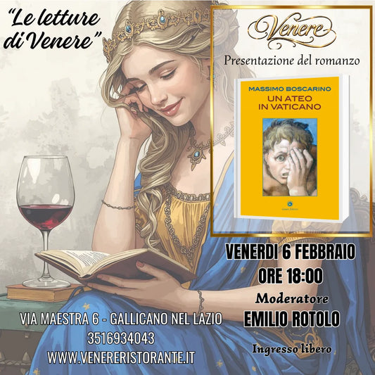 "Le letture di Venere" - Massimo Boscarino e "Un ateo in Vaticano"