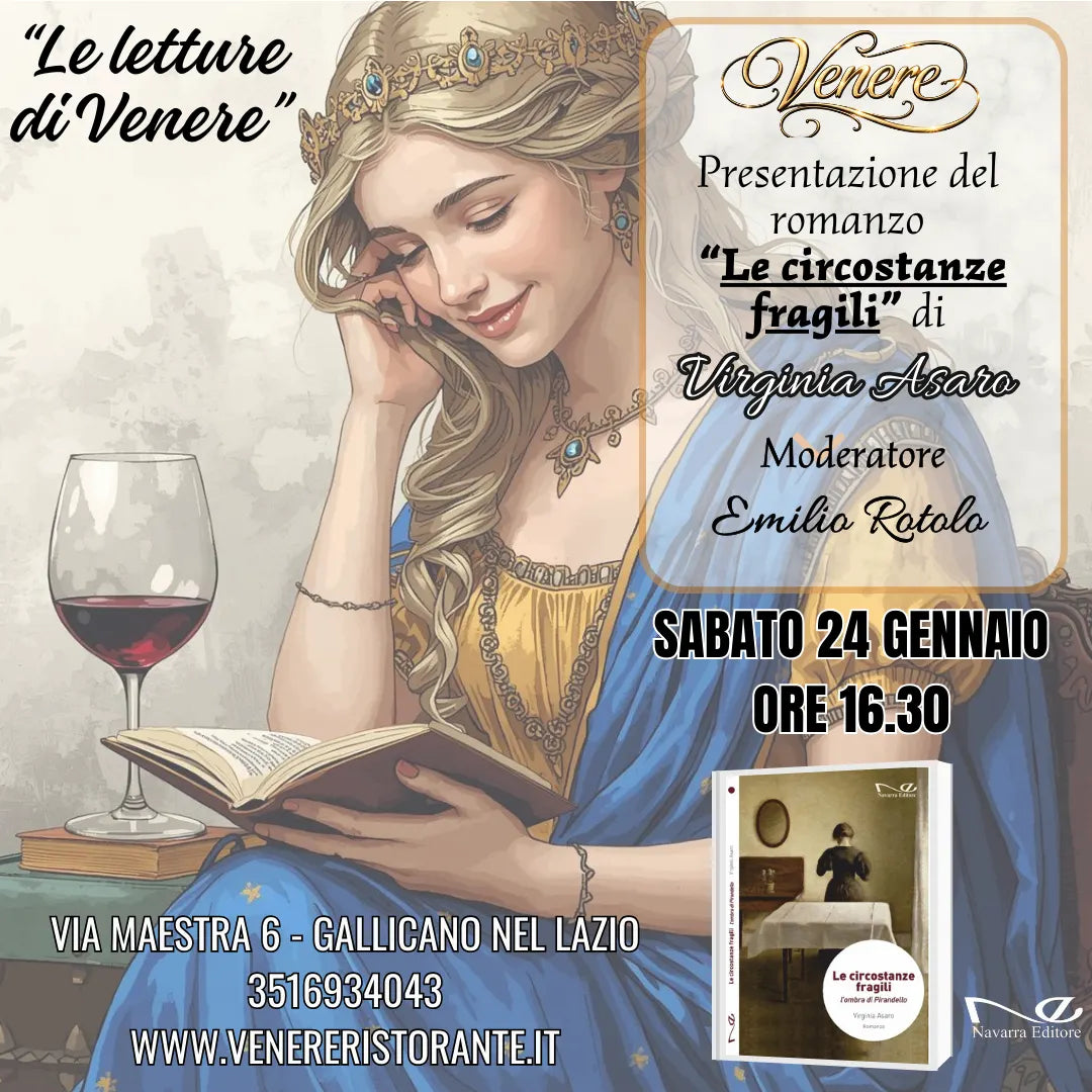 eventi editoriali al ristorante fuori Roma