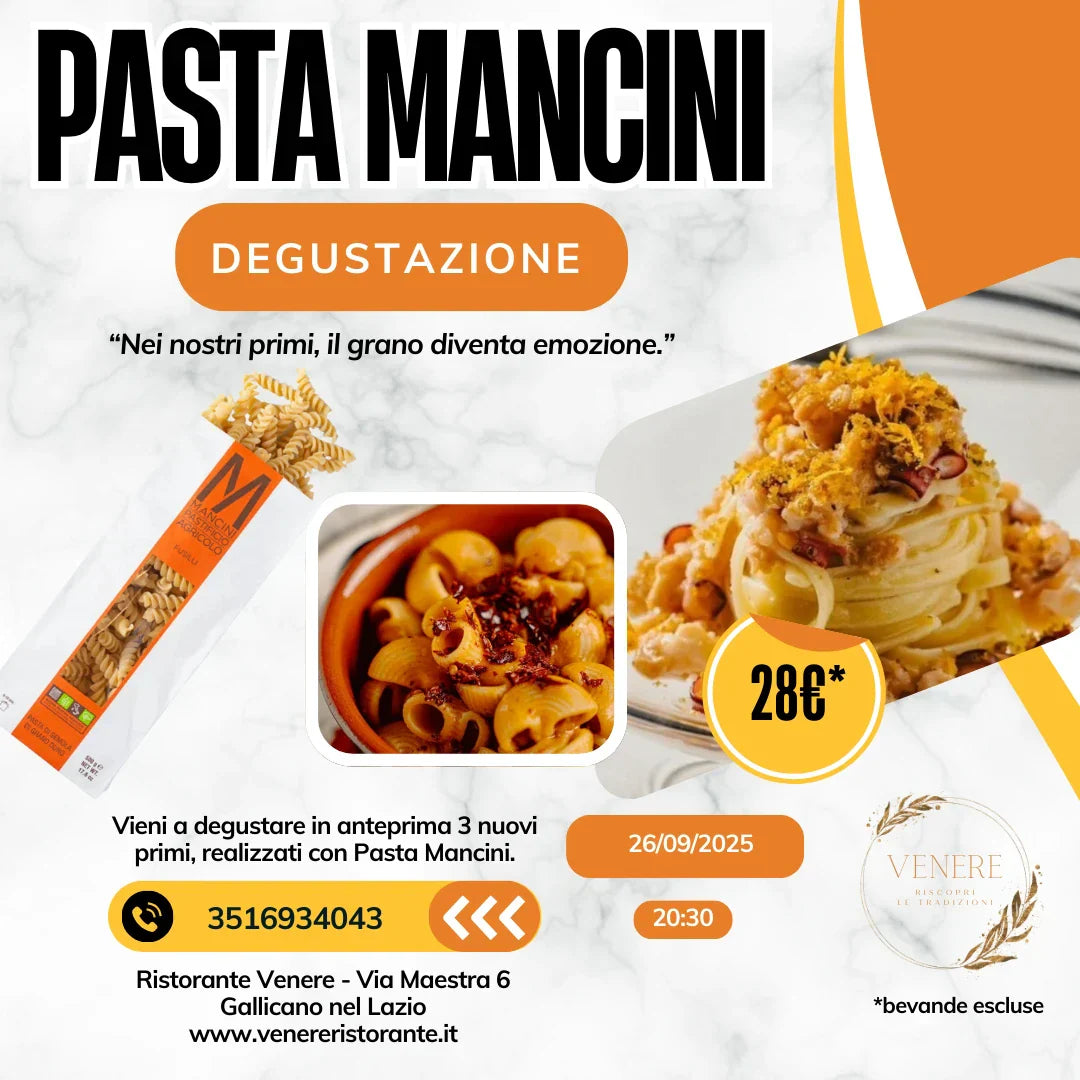 pasta Mancini al ristorante venere