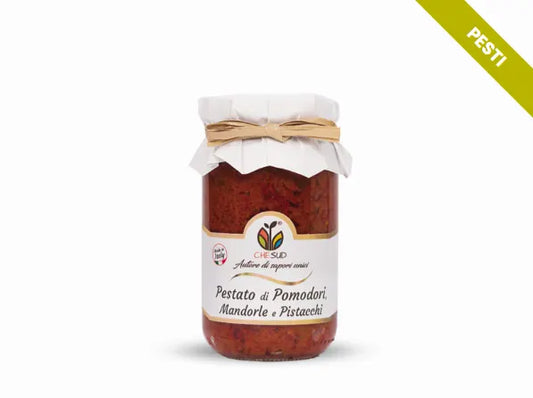 Pestato di Pomodori, mandorle e pistacchi
